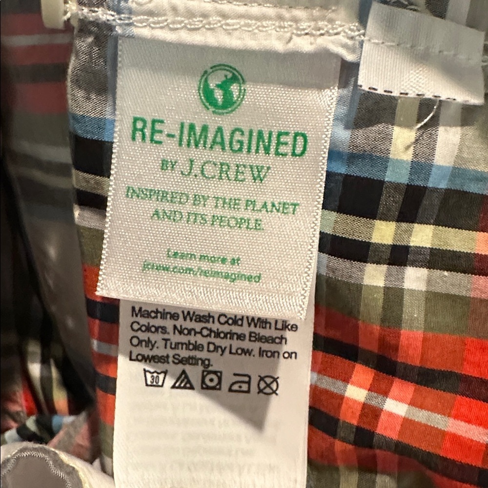 J. Crew Classic Re-Imagined Women’s Plaid Long Sleeve Button Up Shirt Size 4 - Picture 6 of 7